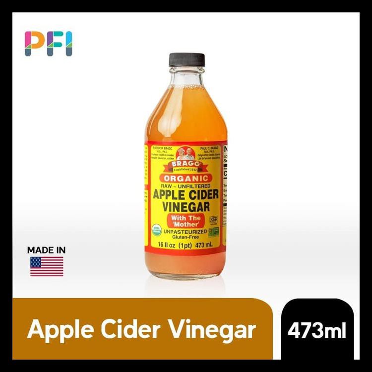 

Promo Bragg Apple Cider Vinegar ( Cuka Apel) 473Ml