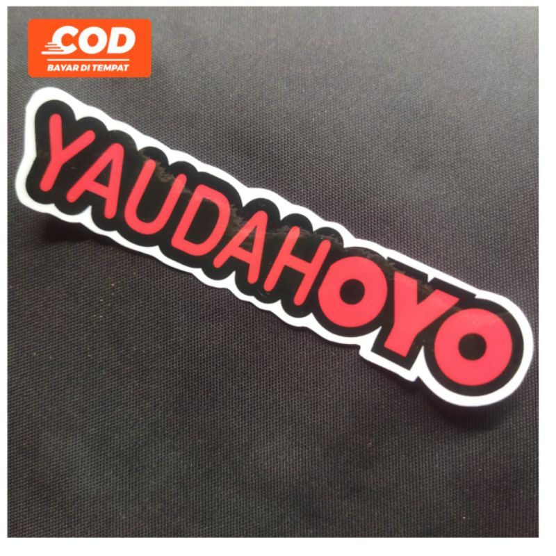 Stiker yaudah Oyo