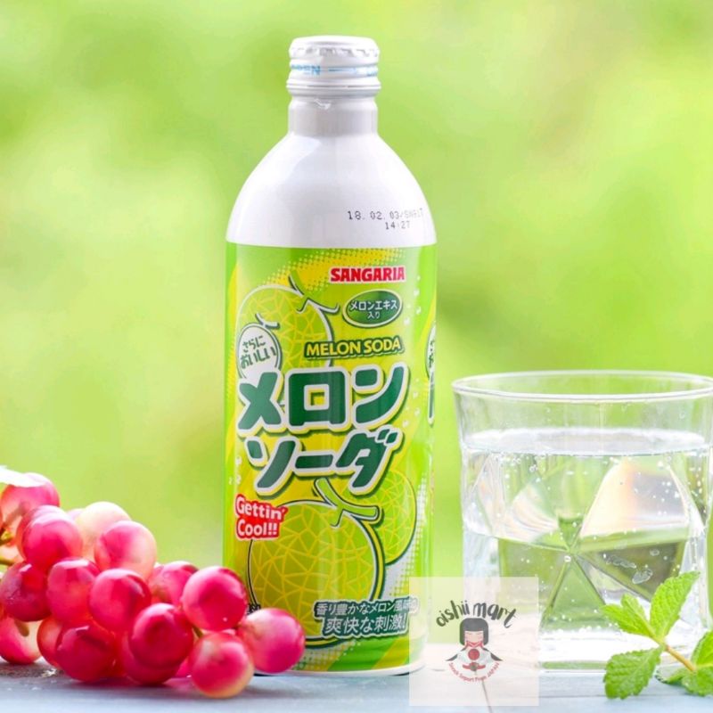 Jual Sangaria Ramune Bottle Melon / Minuman Jepang / Soft Drink / Soda ...