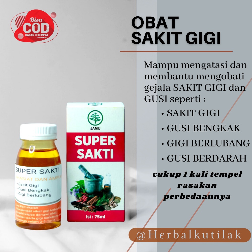 obat sakit gigi mustajab