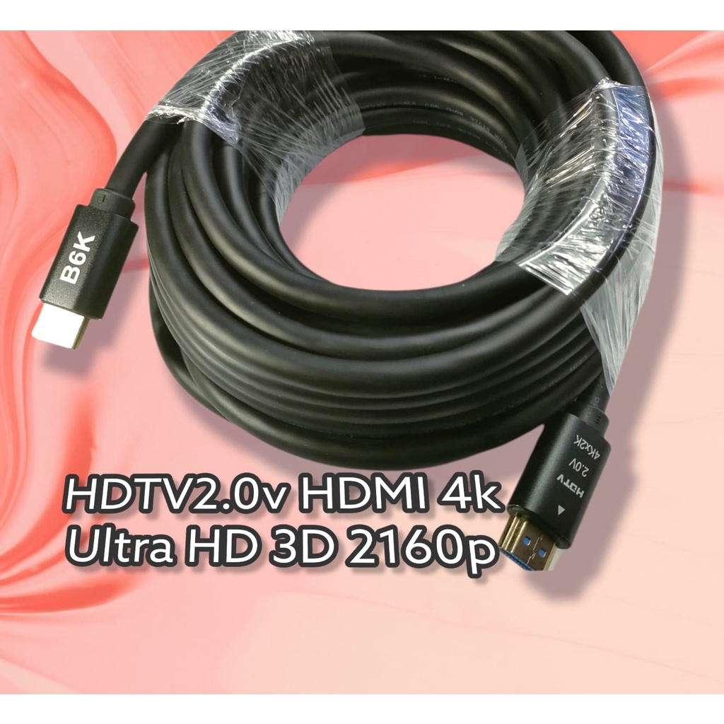 B6K 10M Kabel HDMI 3D v2.0 4K UHD High Speed Quality - B6k