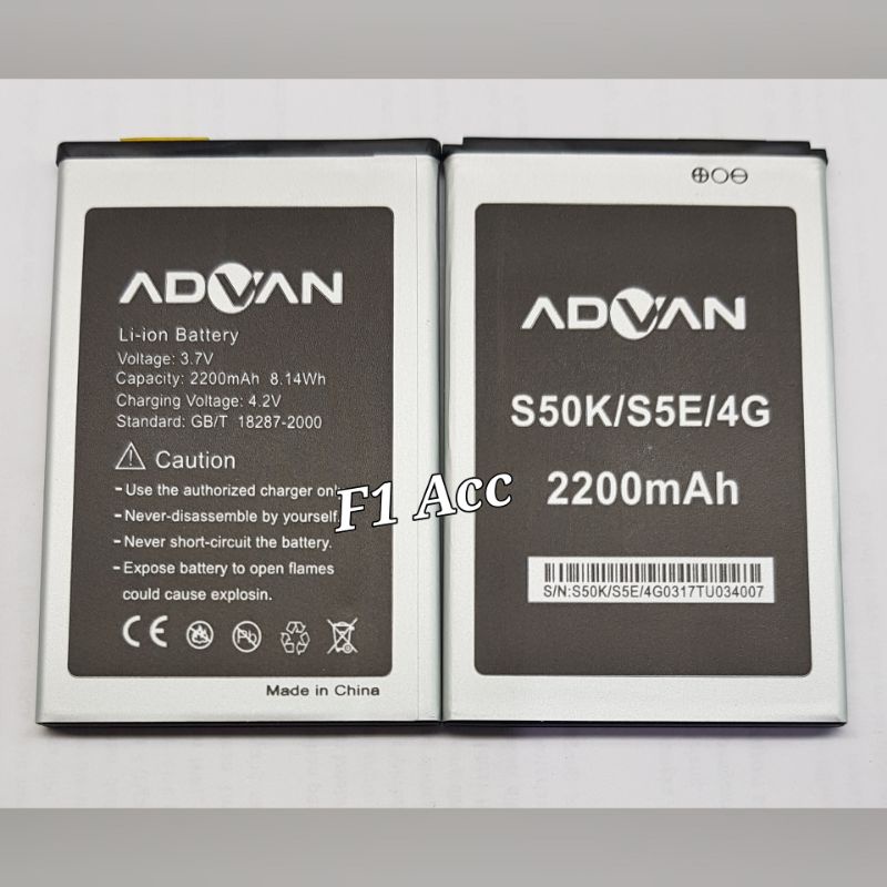 Baterai Batre Battery Advan S50K S5E 4G Batere Advan S5E 4G 5060 5059 Baterai ORIGINAL