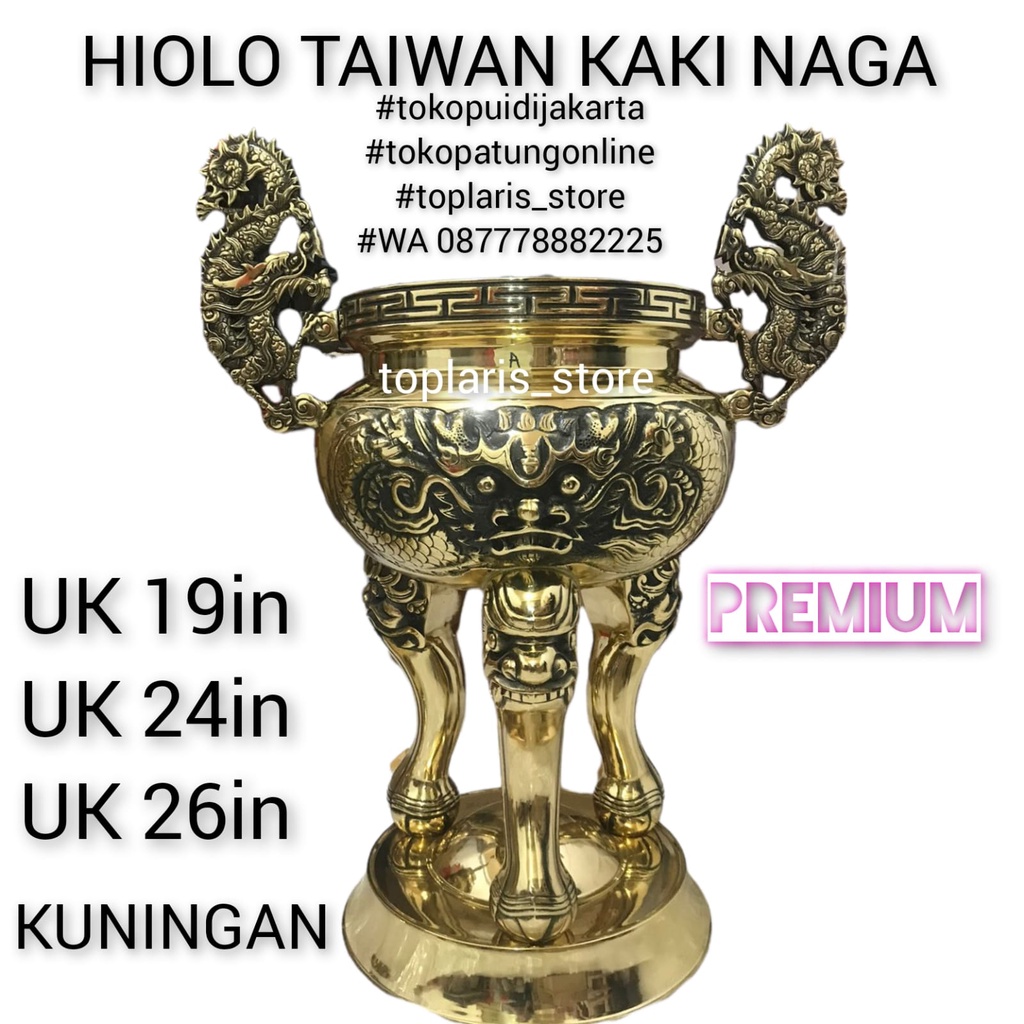 Hiolo Tempat Hio Kuningan Taiwan Premium 022