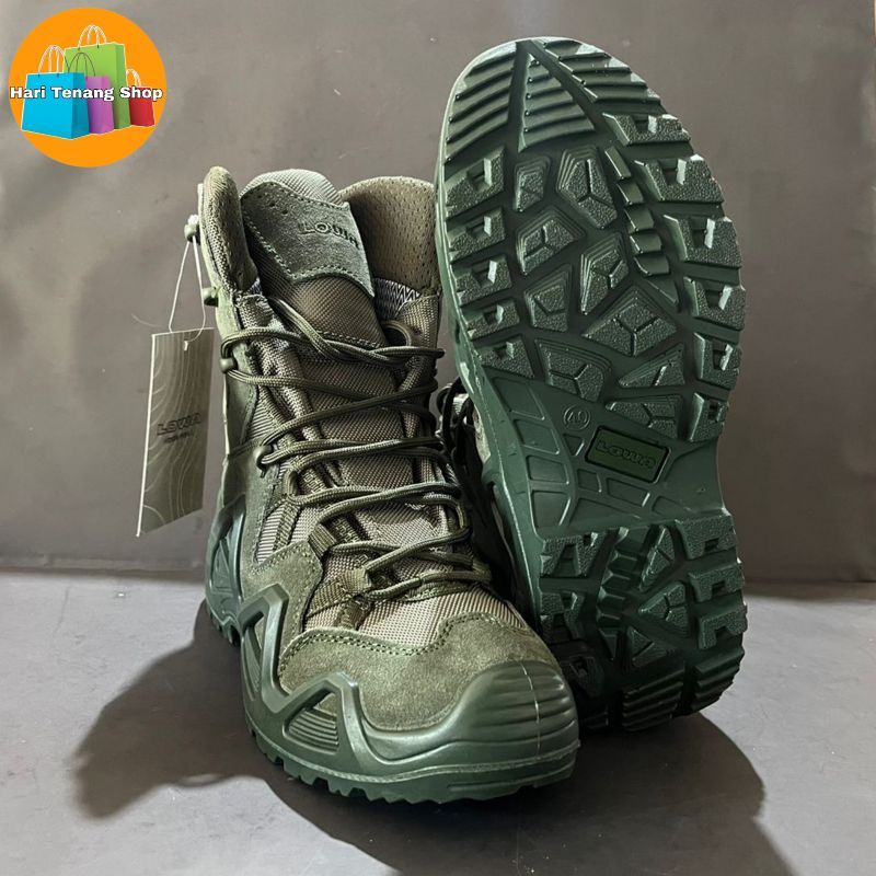 sepatu boots l0wa hijau / sepatu boots tactical import