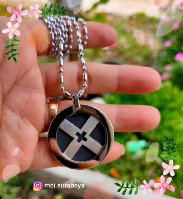 [READY STOCK] BARU  KALUNG KESEHATAN, PENDANT X , ORIGINAL MCI