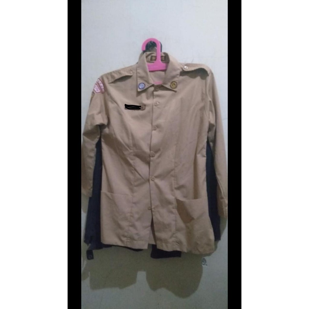 seragam pramuka sma muslim bekas