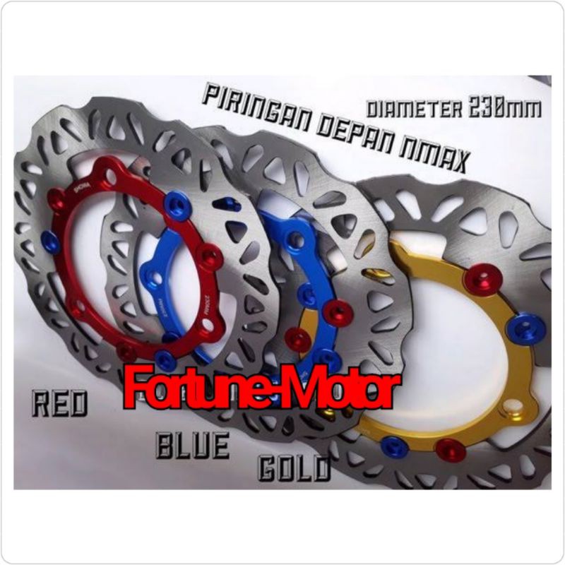 PIRINGIAN CAKRAM DEPAN BELAKANG NMAX AEROX DISC NMAX SHOWA DEPAN BELAKANG