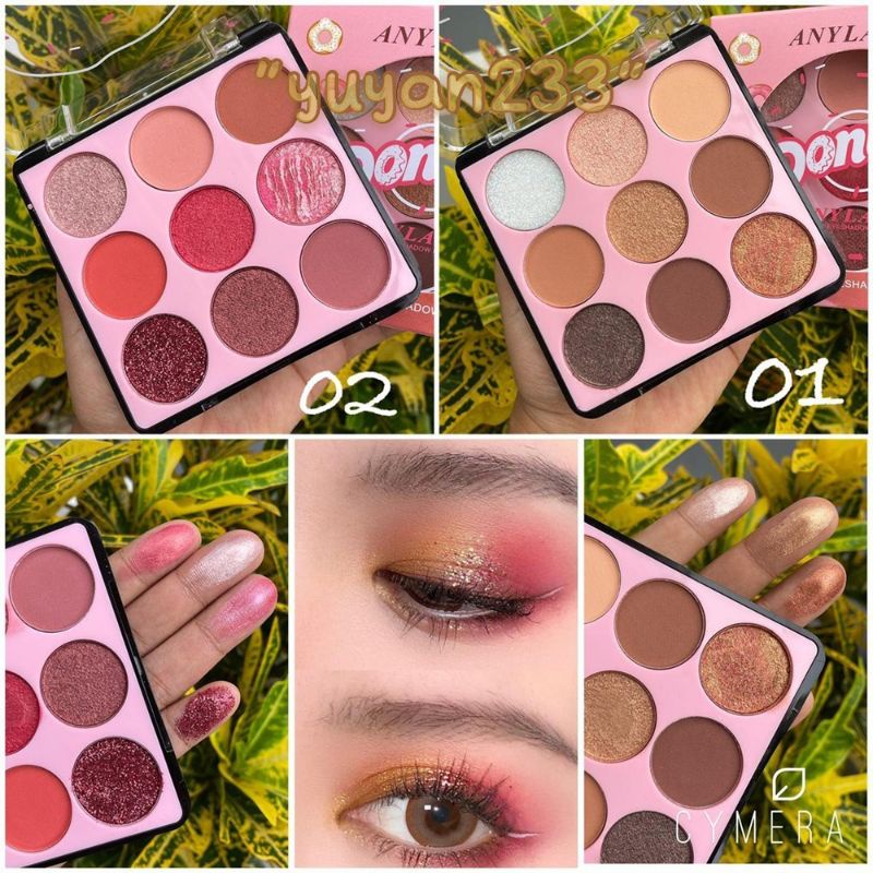 PROMO!!!EYESHADOW 9 COLOUR DONUTS ANY LADY 823