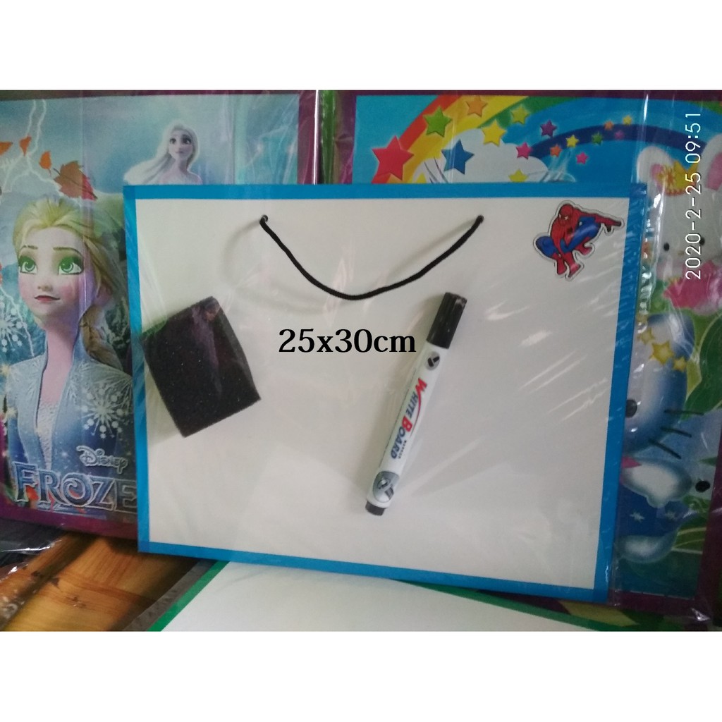 

papan tulis anak/white board kartun anak/papan tulis white board gantung/papan tulis putih kecil