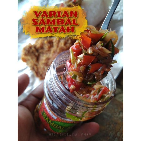 

Sambal korek, sambal teri, sambal pencit, sambal pete, sambal orginial, sambal teri, sambal matah by : alcharta culinary