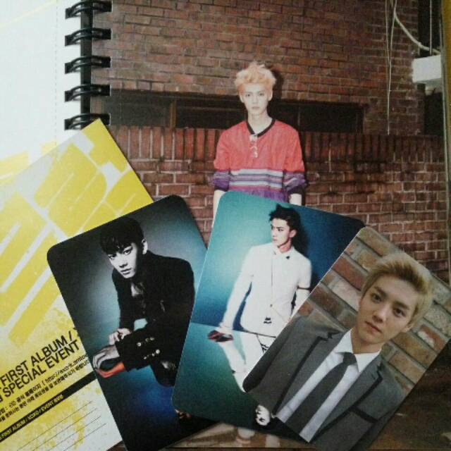 EXO K 1ST REPACKAGED ALBUM GROWL PC LUHAN PRELOVED