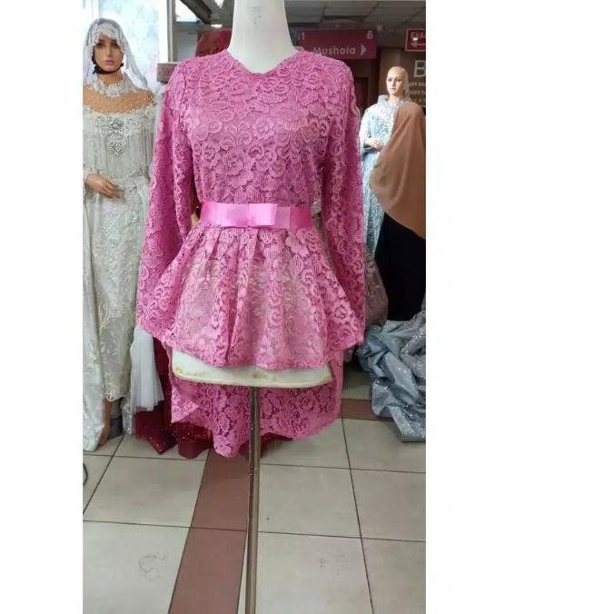 FSE✦ ( HANYA ATASAN ) KEBAYA DEWI BROKAT / KEBAYA AURORA BROKAT MODERN / HIJAU BOTOL / GOLD / MAROON