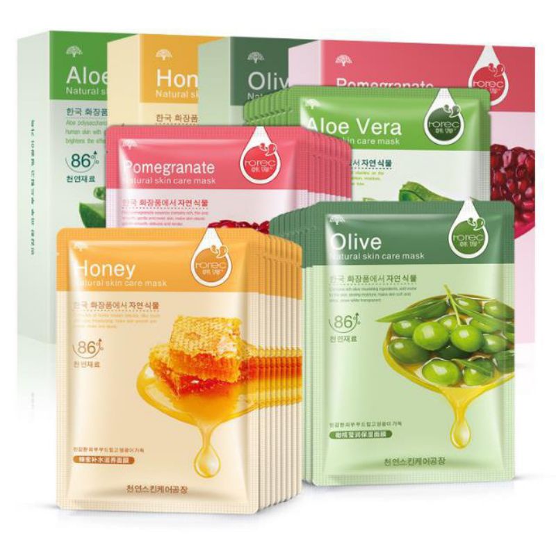 HCHANA MASKER TOPENG / HCHANA NATURAL SKIN CARE MASK / MASKER WAJAH