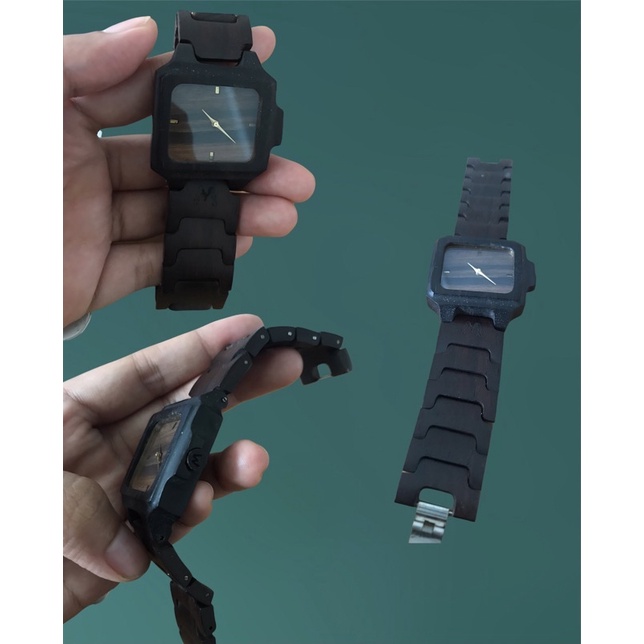 Jam Tangan Kayu - MATOA EBONY