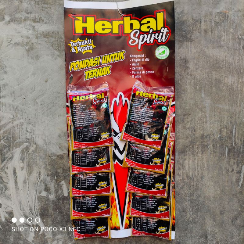 HERBAL SPIRIT daya tahan dan nafsu makan anak ayam