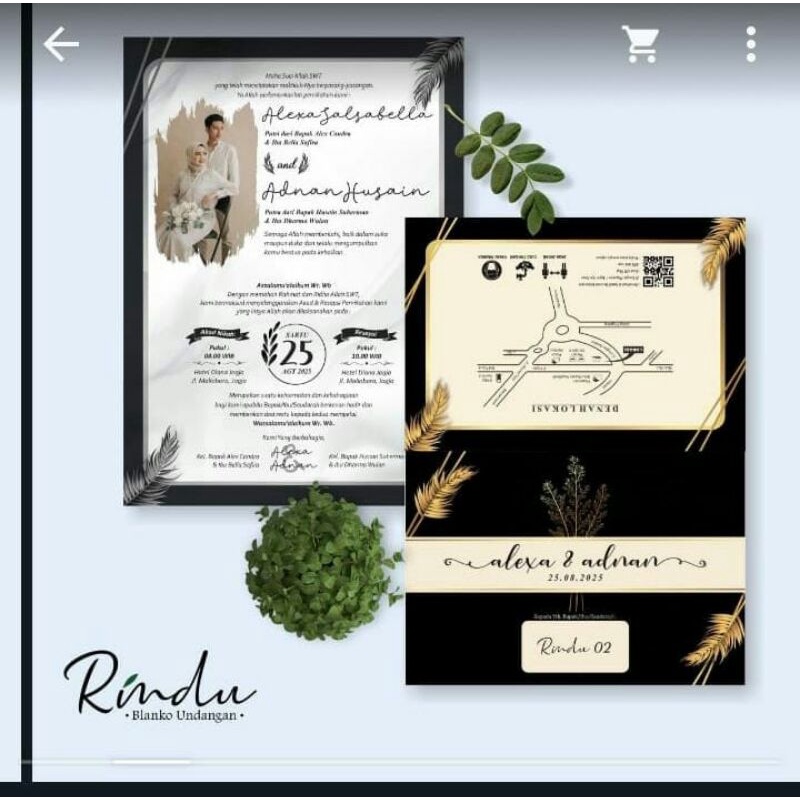 undangan nikah model rindu 02