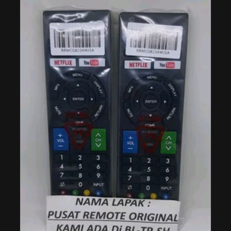 REMOTE REMOT SMART TV LED SHARP GB234WJSA ORIGINAL ASLI