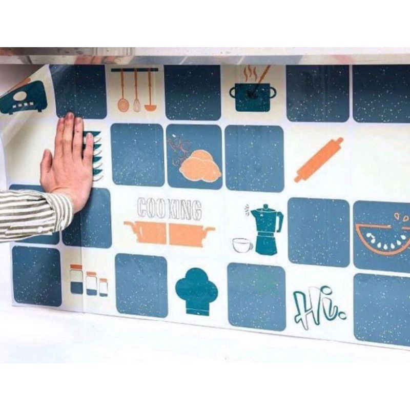 Stiker Dinding Dapur/Stiker Dinding Anti Minyak/Stiker Dinding/PTK