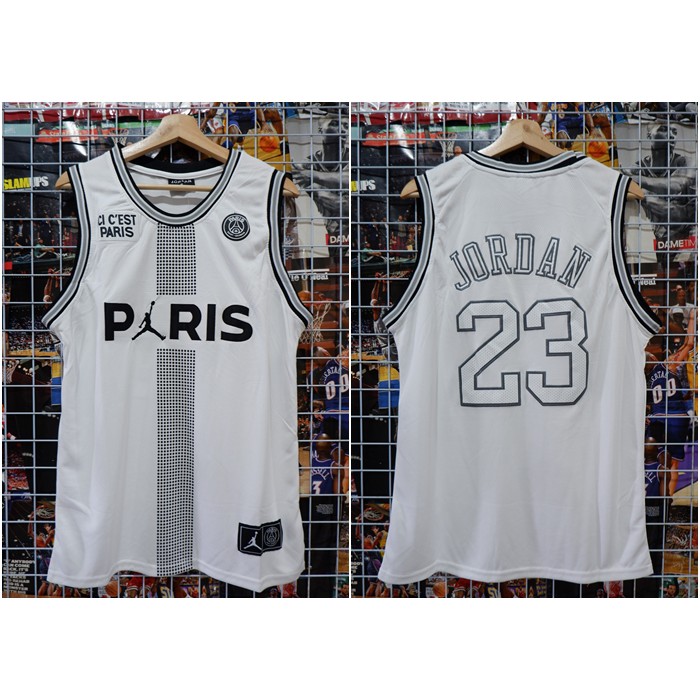 BAJU BASKET SPECIAL|| PSG PARIS #23 JORDAN PUTIH&MERAH