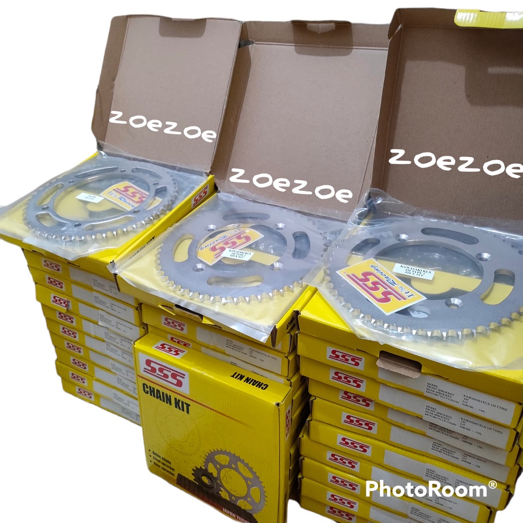 GIRSET SSS 428 KLX 150 GIR SET KAWASAKI KLX 150 D-TRACKER SSS ORIGINAL