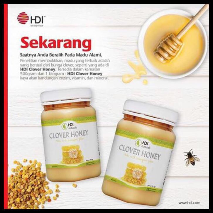 Clover Honey HDI madu asli 100 persen 1kg Original