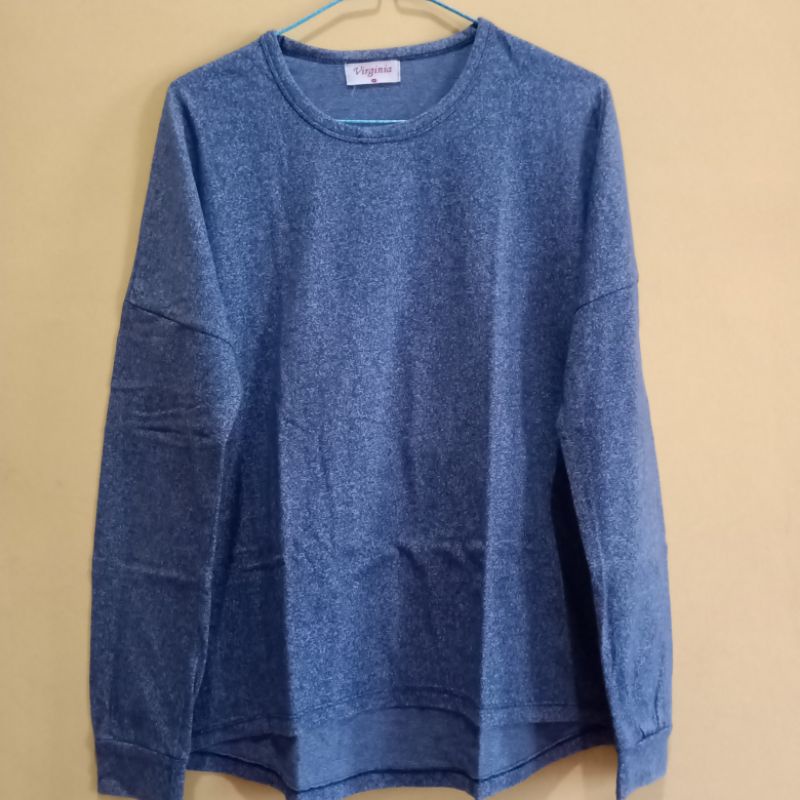 Preloved Atasan Blouse Navy by Virginia