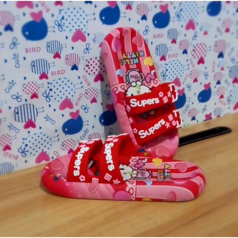 sandal anak cewek/sandal anak cewek katakter hello kitty