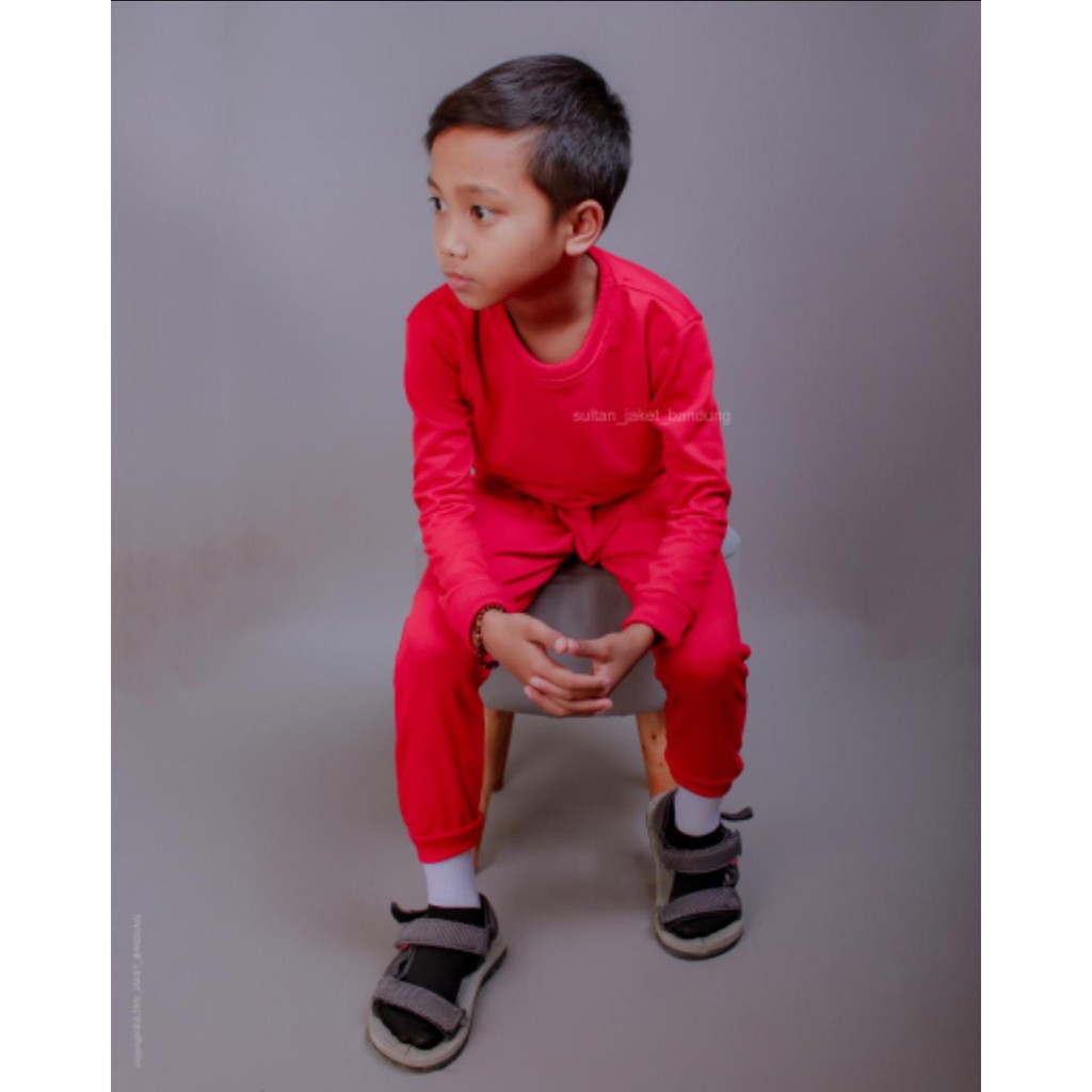 Setelan Basic+Celana JogerAnak II Celana Joger Anak + sweater Basic