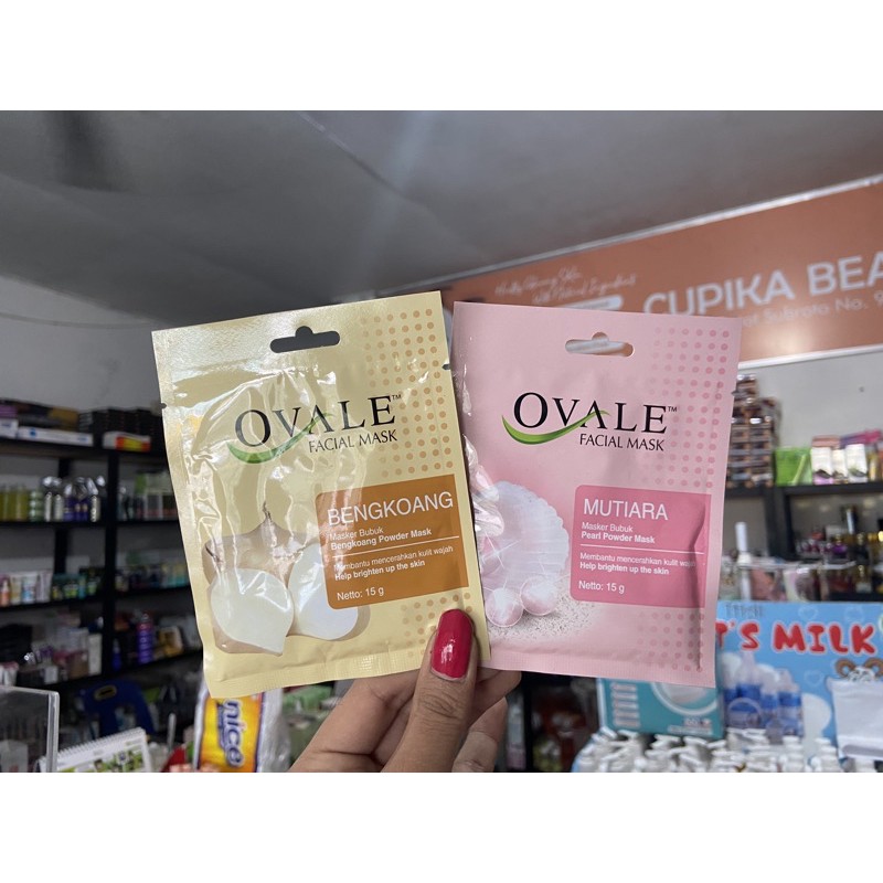 &lt;a.xx&gt; ovale facial mask -- masker bubuk ovale