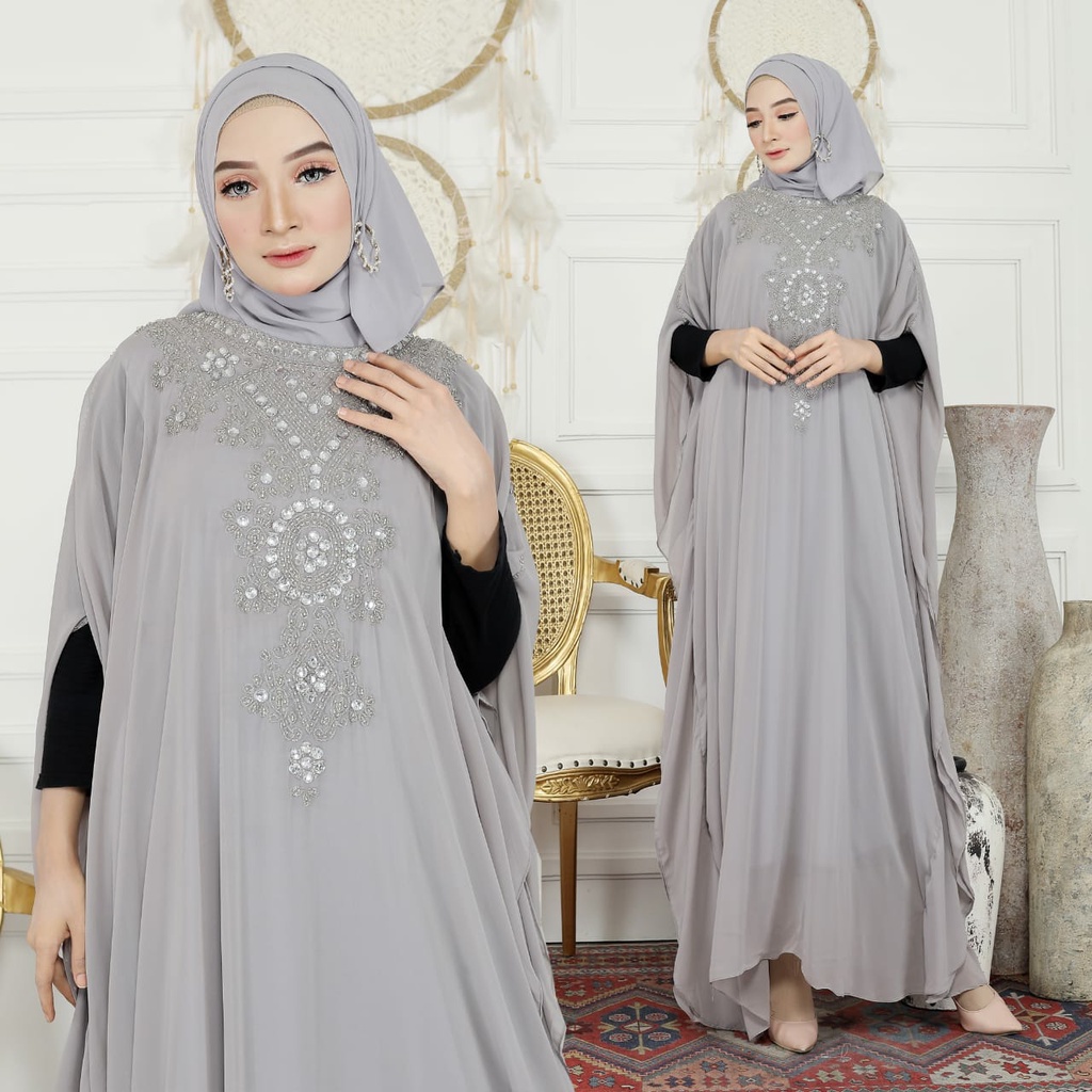 HOPYLOVY - KAFTAN WANITA HIJAB MODEL TERBARU JIHAN