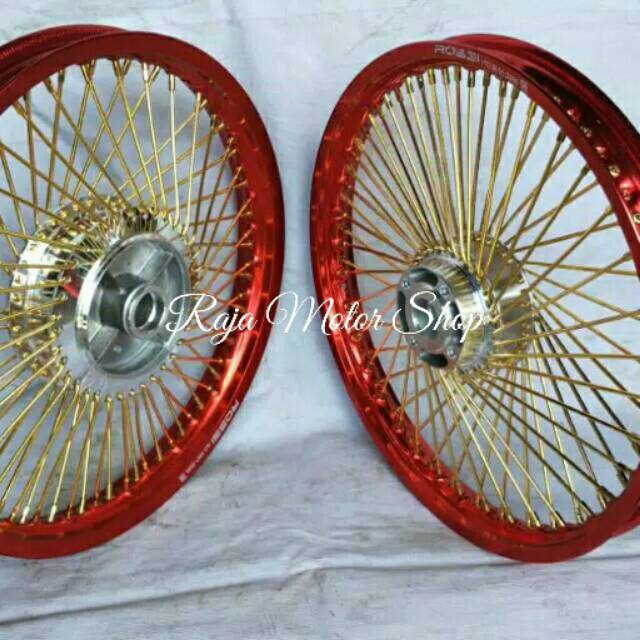 Velg Rossi Wm set jari² seribu motor CB 150, Tiger Revo, Megapro Primus ring 17 x 140/160