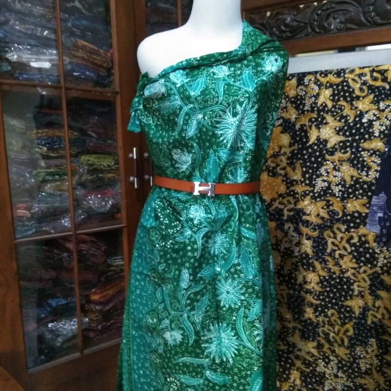 batik tulis lasem hijau cakep