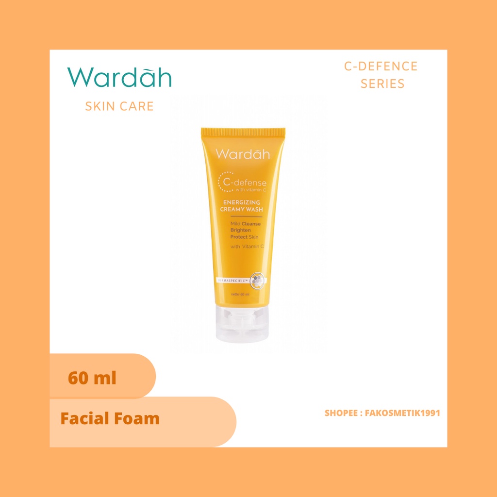 Wardah C-Defense Facial Foam 60 ml
