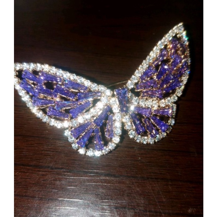 BROS KUPUKUPU | BROS SWAROSKI KUPU KUPU | BROS HIJAB | BROS JILBAB | BROS ZIRCON | BROS DAGU-Gold-Batu Ungu