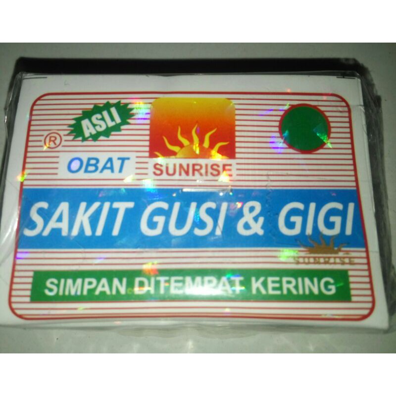 Obat sakit gigi dan gusi setelan gigi dan gusi