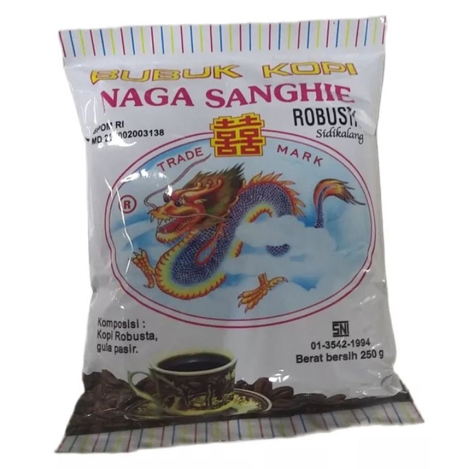 

KOPI ROBUSTA NAGA SANGHIE 250GRAM ASLI SIDIKALANG MURAH !!