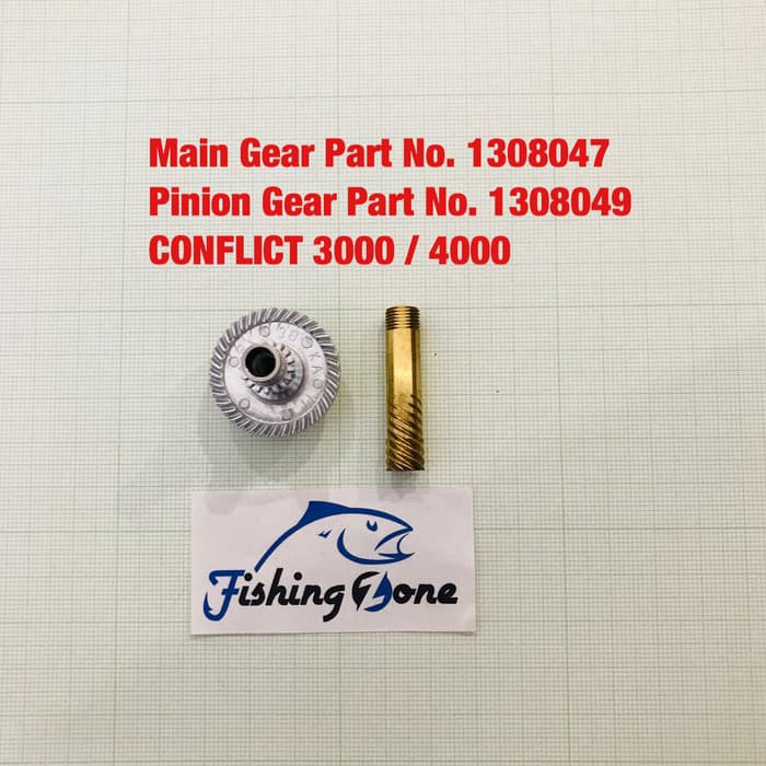 Penn Part - Main Gear + Pinion Gear CFT 3000/4000 Spinning Reel