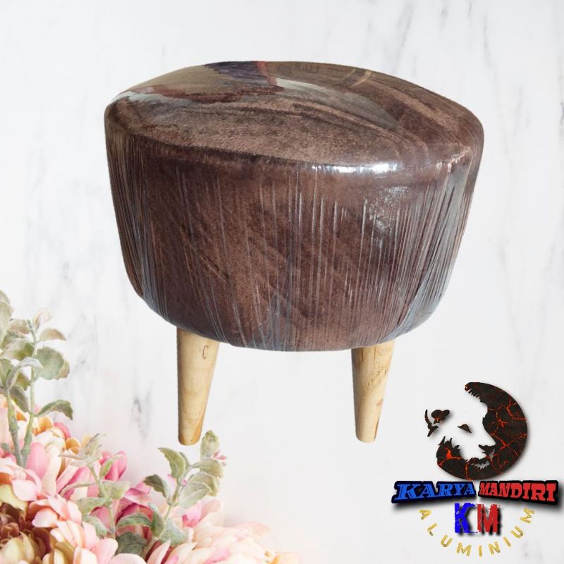 SOFA STOOL / SOFA KOTAK / KURSI STOOL TINGGI 45CM -BULAT