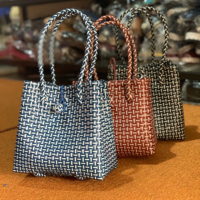 Tas keranjang plastik webe/ keranjang belanja