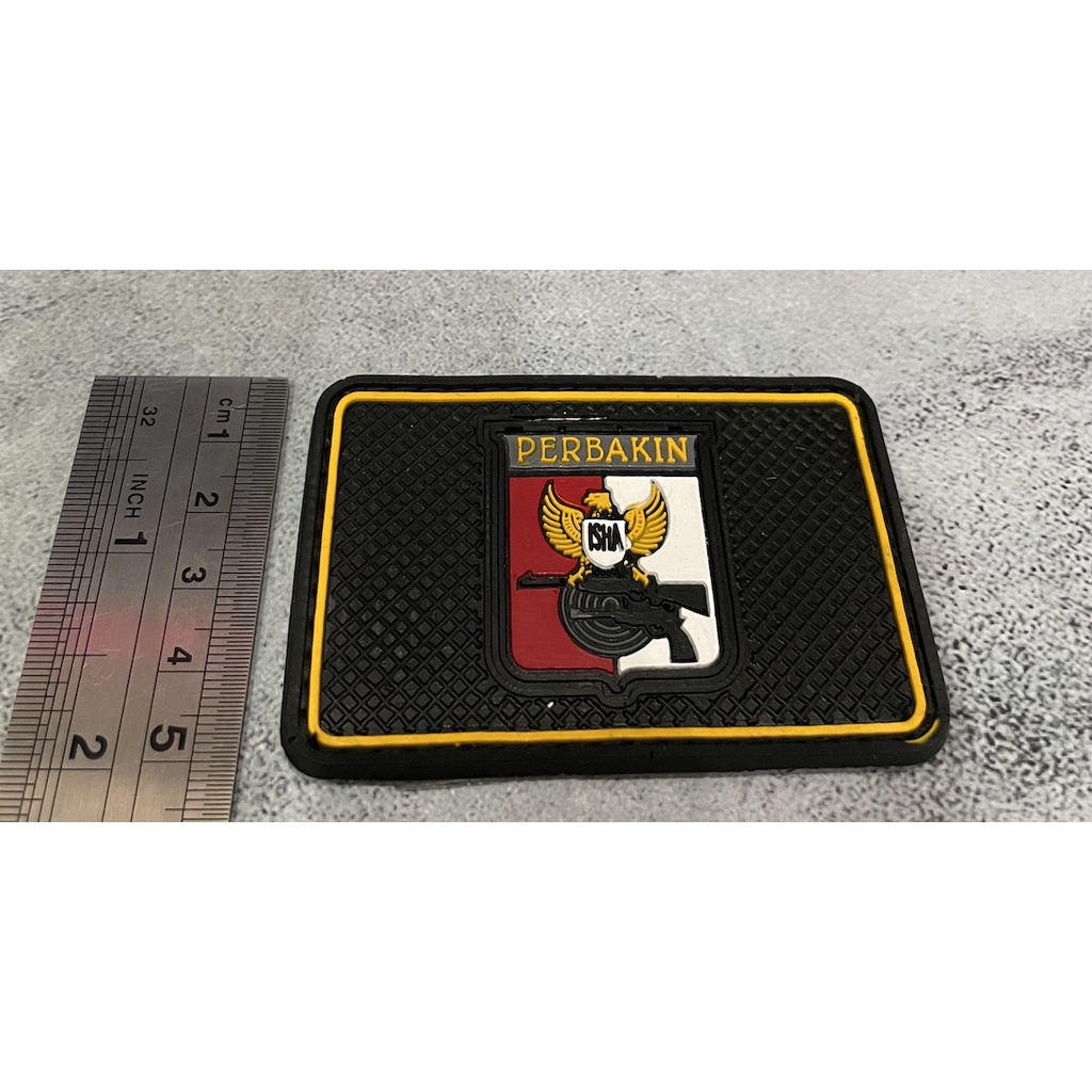 Patch Perbakin - Patch Velcro Perbakin - Prepetan Perbakin Kotak - Velcro Karet