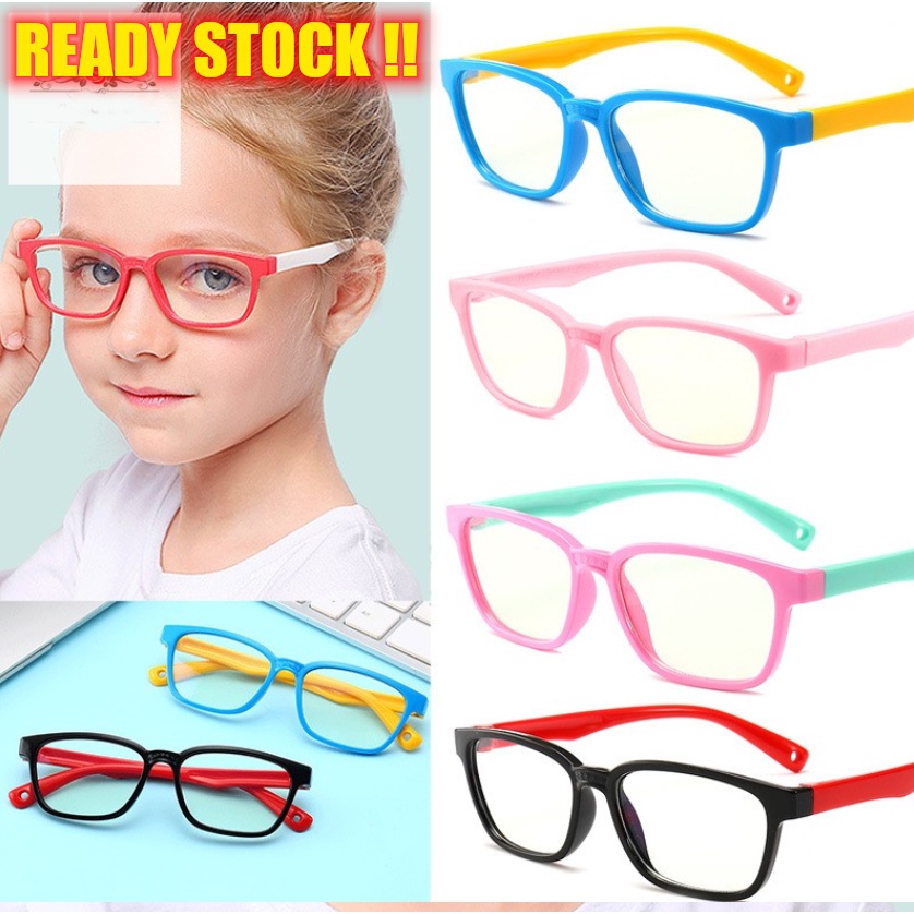 COD ORI READY Kacamata Anak Anti Radiasi HP Komputer Laptop Blue Rays Elastis Lembut-1