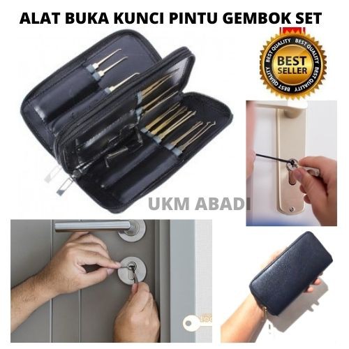 Alat Buka Kunci Gembok Pintu Tool Set Lengkap Goso 111