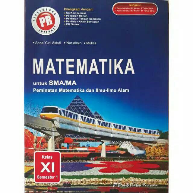 Jual Buku Pr Mtk Matematika Peminatan Kelas Xi 11 Sma Semester 1 K13 Revisi Intan Pariwara Indonesia Shopee Indonesia