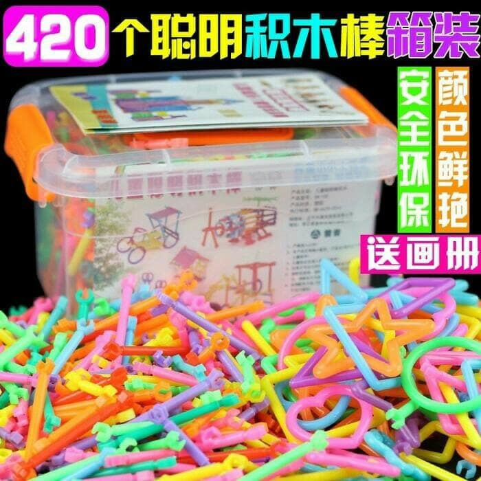 MBI Mainan Edukasi Lego Stick 420pcs Smart Bar