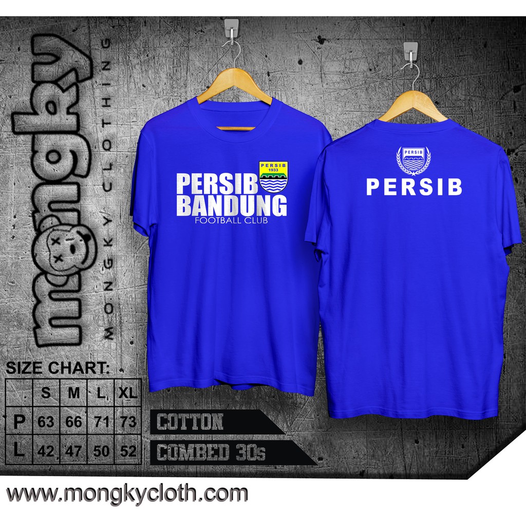 Kaos Supporter Bola Persib Bandung Desain 1 Shopee Indonesia