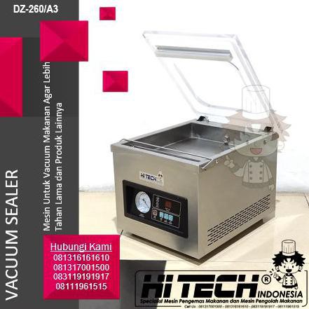 Vacuum Sealer DZ-260B Mesin Vakum Makanan DZ-260 B Pengemas Vakum