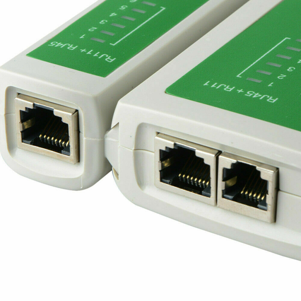 Tester Kabel Network RJ45 RJ11 RJ12 CAT5 UTP LAN Profesiona Cable Tester ( Network Cable Tester )