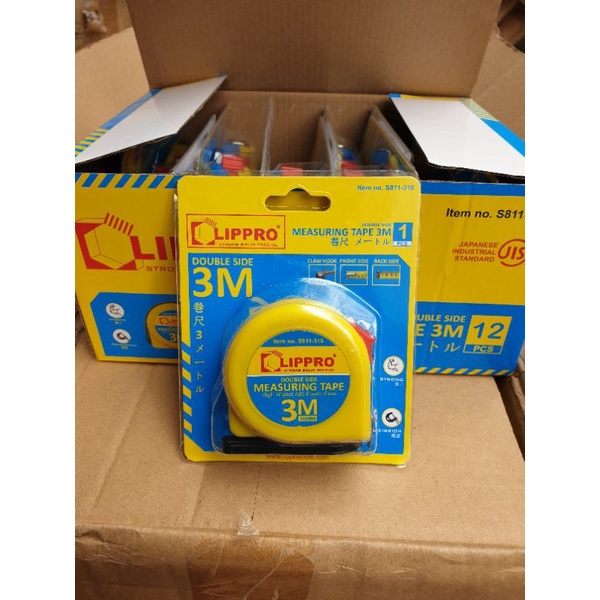 LIPPRO METERAN 3 METER LIPRO MEASURING TAPE LIPPRO 3 METER