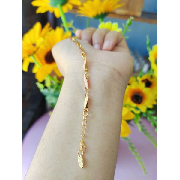 Gelang dewasa xuping berlapis emas 22-24k Kode G16