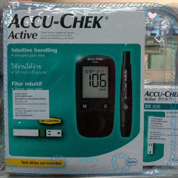 accu check aktive/ alat cek gula darah